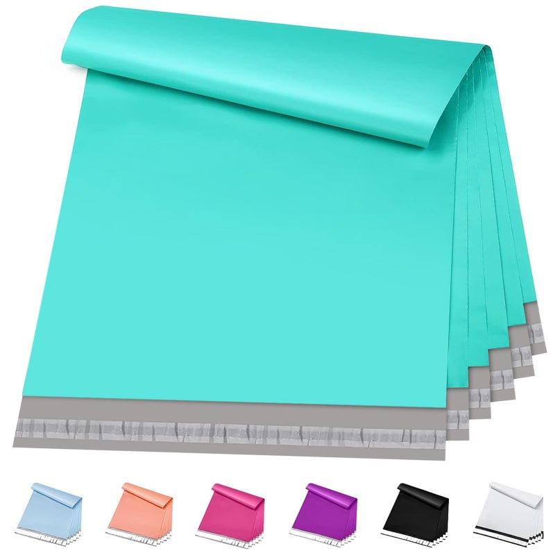 Metronic 100PC Large Shipping Bags Poly Mailers 19x24 Envelopes Mailers with Self Adhesive Waterproof and Tear-Proof Postal Bags in Teal - Image 1